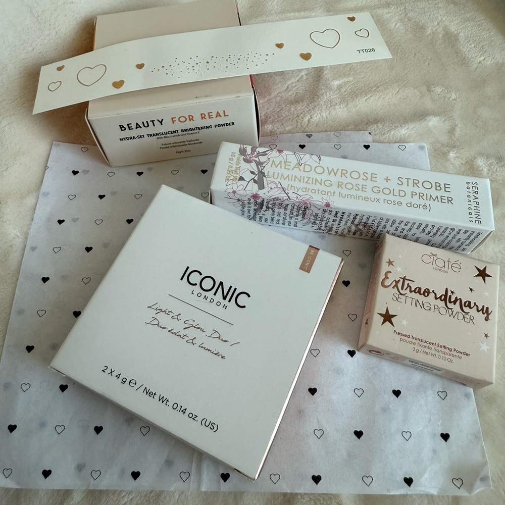Iconic London, Ciate, Beauty for real, Serahine Set. Highlight, brighten and set